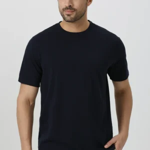 Essential stretch t-shirt-navy blue main