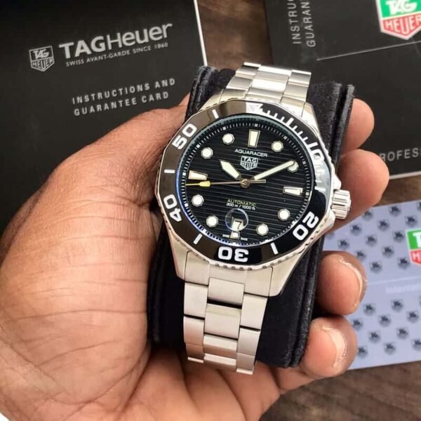 Tag Heuer Aquaracer Automatic Watch 300 m/ 1000 ft Black Dial Swiss Made - Selfwinding Watches