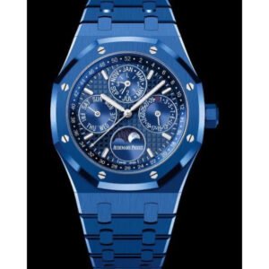 Audemars Piguet Royal Oak Perpetual Calendar Watch in Blue Ceramic