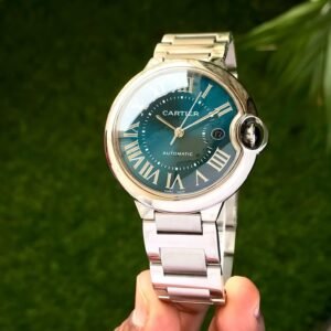Cartier Ballon Bleu Roman Dial & Date Automatic Swiss Made Watch 100m WR Selfwindg Mechanical